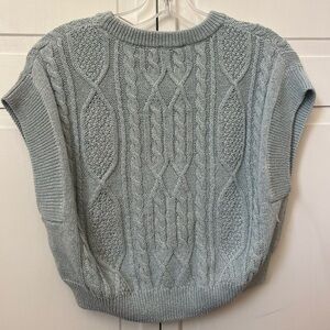 Zara Cropped Knit Sweater
